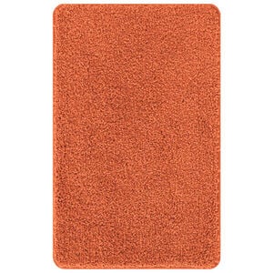 vidaXL Antiskrid Badm&aring;tte Orange 50 x 80 cm PP
