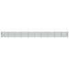 vidaXL tr&aring;dhegn med flange 1,4x25 m gr&oslash;n