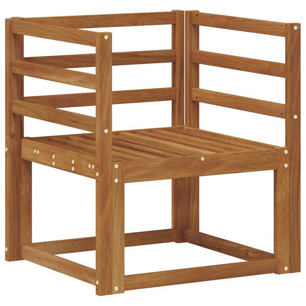 vidaXL Udend&oslash;rs sofa Massivt Akacietr&aelig; Naturfarvet