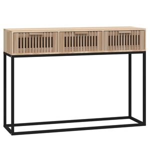 vidaXL konsolbord 105x30x75 cm konstrueret tr&aelig; og jern