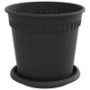 vidaXL Plantepotter 24 pcs Sort &Oslash; 17 x 14 cm Plastik