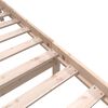 vidaXL sengeramme 100x200 cm massivt træ