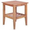 vidaXL sofabord 40 x 40 x 50 cm firkantet massivt teaktr&aelig;