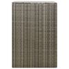 vidaXL enkelt skraldespandsskjuler 70x80x117 cm polyrattan gr&aring;