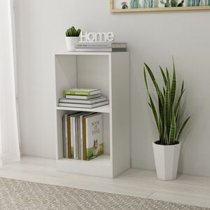 vidaXL bogreol 40x24x75 cm konstrueret tr&aelig; hvid