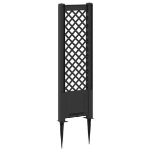 vidaXL Trellis med Spids PP Antracit