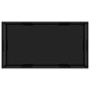 vidaXL sofabord 120x60x35 cm h&aelig;rdet glas sort