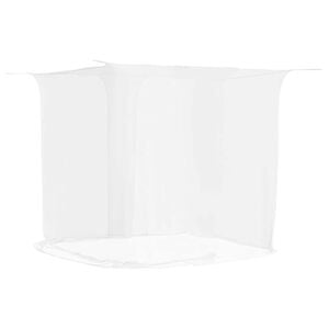 vidaXL h&aelig;ngende myggenet 220x100x150 cm tr&aring;dnet hvid