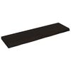 vidaXL v&aelig;ghylde 140x40x(2-6) cm behandlet massivt egetr&aelig; m&oslash;rkebrun