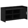 vidaXL Sko skab 100 x 39 x 51 cm Konstrueret tr&aelig; Sort eg