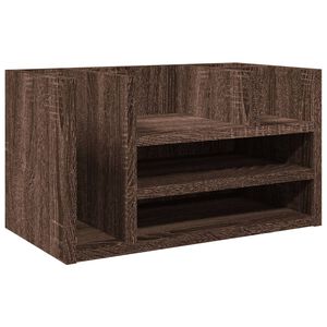 vidaXL dueslag 44,5x24x25 cm konstrueret tr&aelig; brun egetr&aelig;sfarve