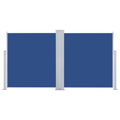 vidaXL sammenrullelig sidemarkise 140 x 600 cm blå