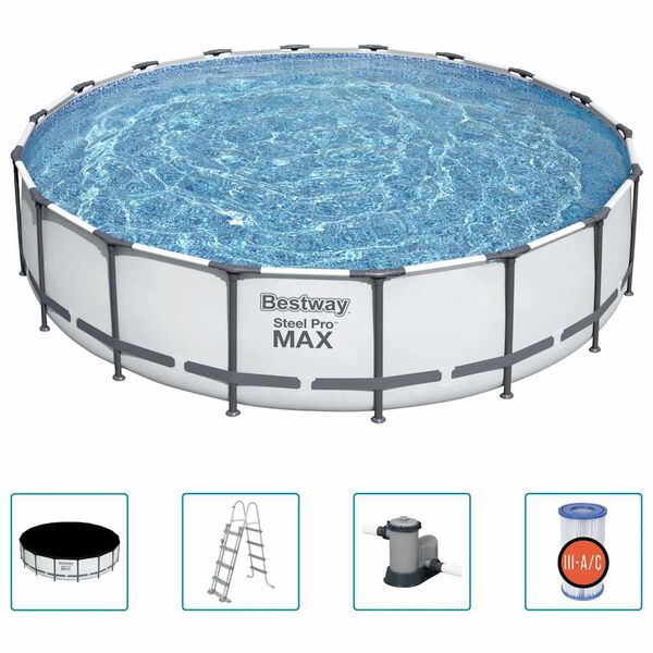 Bestway Steel Pro MAX swimmingpools&aelig;t 549x122 cm