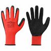 vidaXL Arbejds handsker 24 stk. R&oslash;d og Sort 10 / xl Latexbel&aelig;gning