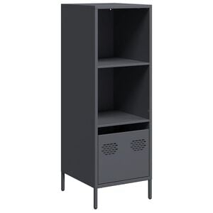 vidaXL skab 35x39x103,5 cm st&aring;l antracitgr&aring;