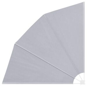 vidaXL sammenklappelig sidemarkise til altan gr&aring; 210 x 210 cm