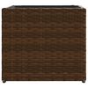 vidaXL plantekasser 2 stk. 36x30x32 cm polyrattan brun