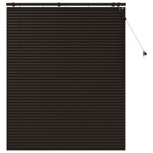 vidaXL Persienner M&oslash;rk Brun 125 x 160 cm 35 mm Massivt Paulownia Tr&aelig;