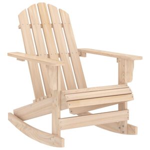 vidaXL Adirondack-gyngestol massivt grantr&aelig;