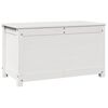 vidaXL opbevaringskasse 80x40x45,5 cm massivt fyrretr&aelig; hvid