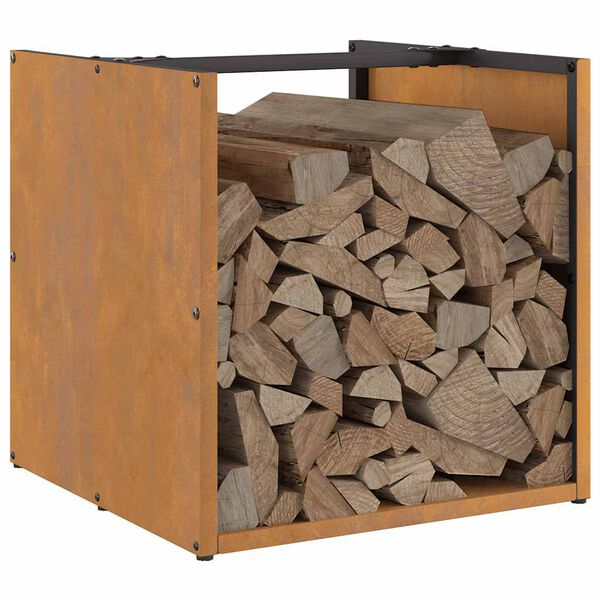 vidaXL br&aelig;ndestativ 40x40x40 cm forvitringsst&aring;l