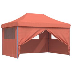 vidaXL Party Tent 292 x 440 x 315 cm Terrakotta Oxford stof