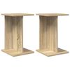 vidaXL Planteholder 2 stk. Sonoma-eg 25 x 25,5 x 40,5 cm