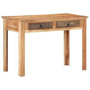 vidaXL skrivebord 110x50x75 cm massivt genbrugstr&aelig;