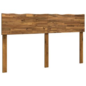vidaXL Sengegavl med naturkant ROSTOCK Naturfarvet 140 cm