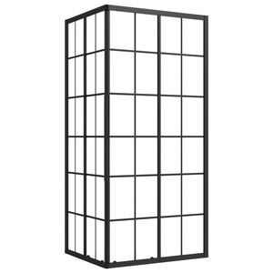 vidaXL brusekabine 90x70x180 cm sikkerhedsglas
