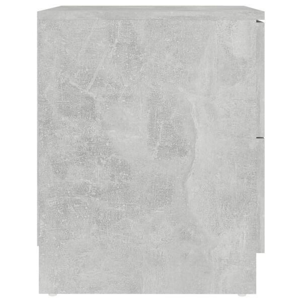 vidaXL sengebord 40x40x50 cm konstrueret tr&aelig; betongr&aring;