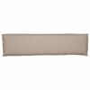 vidaXL Palle Pudes&aelig;t 2 pcs Gr&aring;brun 150 x 40 x 8 cm Oxford Stof
