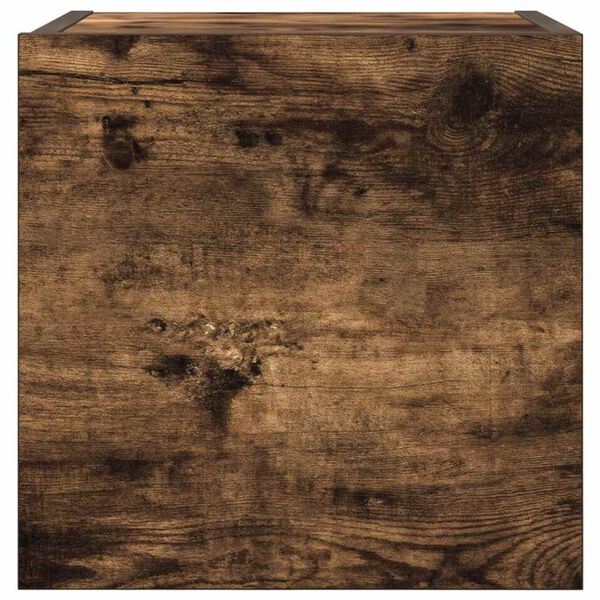 vidaXL v&aelig;gh&aelig;ngte tv-skabe 4 stk. 30,5x30x30 cm r&oslash;get egetr&aelig;sfarve