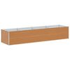 vidaXL H&oslash;jbed Lys Brun 390 x 100 x 68 cm Galvaniseret st&aring;l
