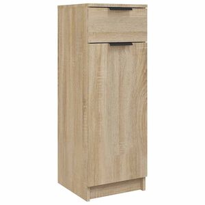 vidaXL badev&aelig;relsesskab 32x33,5x90 cm konstrueret tr&aelig; sonoma-eg