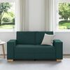 vidaXL 2-personers sofa m&oslash;rkegr&oslash;n 160x78x84 cm stof