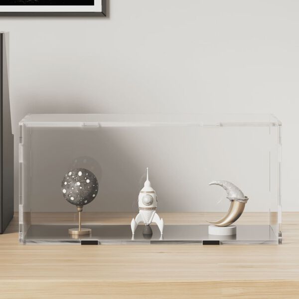vidaXL displaykasse transparent 30x15x14 cm akryl
