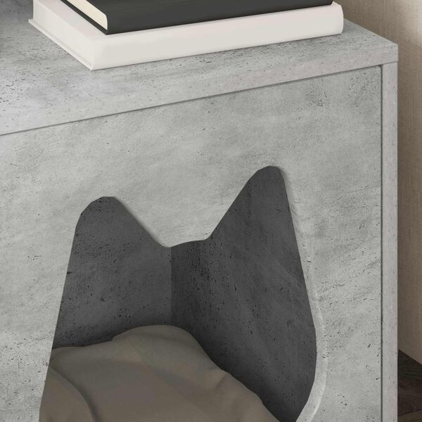 vidaXL Kat Hus Beton 42,5 x 40 x 53,5 cm Konstrueret tr&aelig;