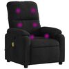 vidaXL massagestol sort mikrofiberstof