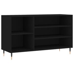 vidaXL skoreol 102x36x60 cm konstrueret tr&aelig; sort