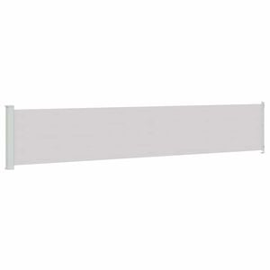 vidaXL sammenrullelig sidemarkise til terrassen 117x600 cm gr&aring;