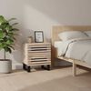 vidaXL sengeborde 2 stk. 40x34x46 cm massivt bleget mangotr&aelig;