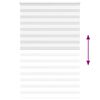 vidaXL zebragardin hvid 150x230 cm stofbredde 145,9 cm polyester