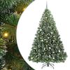 vidaXL Kunstigt juletr&aelig; med 300 LED'er Gr&oslash;n 240 cm PE og PVC
