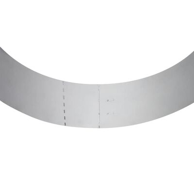 vidaXL fleksibel bedkant 5 stk. 100x14 cm galvaniseret stål