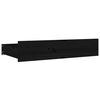 vidaXL sengeramme med skuffer 150x200 cm King Size sort