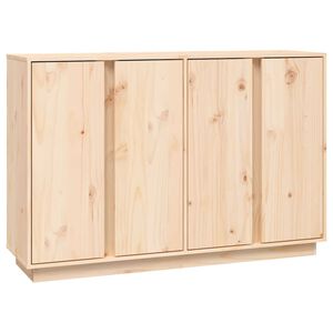 vidaXL sk&aelig;nk 120x35x80 cm massivt fyrretr&aelig;