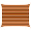 vidaXL Solskygge sejl Orange og Brun 5 x 4 m 100% polyester Oxford