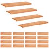 vidaXL Trappetrin 20 stk. 100 x 30 x 2 cm Lak Solid b&oslash;g