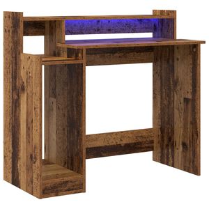 vidaXL Bord Gammelt tr&aelig; 97 x 45 x 90 cm Konstrueret tr&aelig;